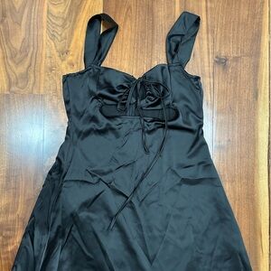 Elegant Black Mini Dress